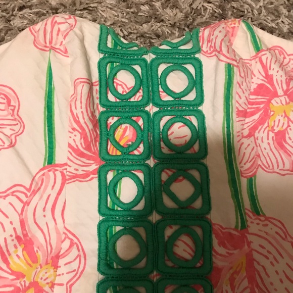 Lilly Pulitzer White Pink Flower Dress - Picture 2 of 6